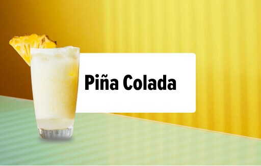 Pina Colada doorklik naar pagina